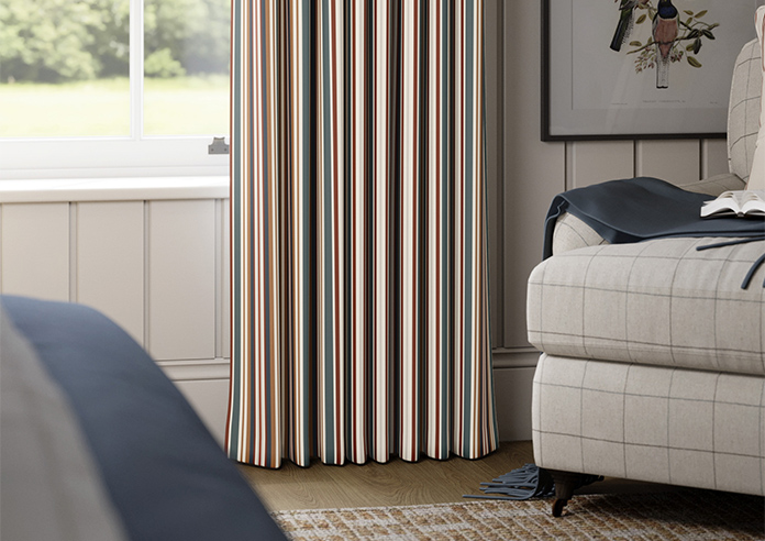 The British Stripe Co. Elizabeth, Teignbridge No.1 - Made to Measure Curtains - Image 5